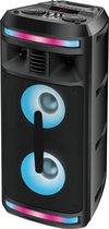 Denver BPS-351 - Bluetooth speaker - Partyspeaker - FM - AUX - USB - Micro SD kaart - 80 Watt