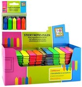 SOHO Sticky Notes Pijlen 5 kleuren 125 vel