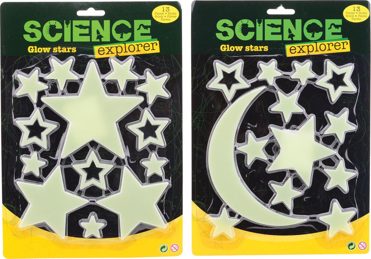 Science Explorer glow in the dark set 2 assorti