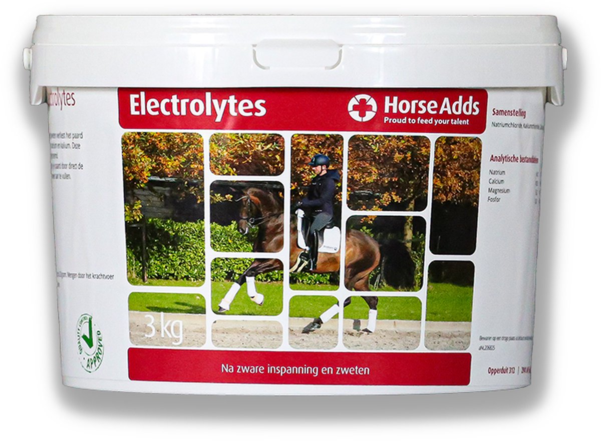 Electrolytes 3 kg - Horse Adds Paardensupplementen