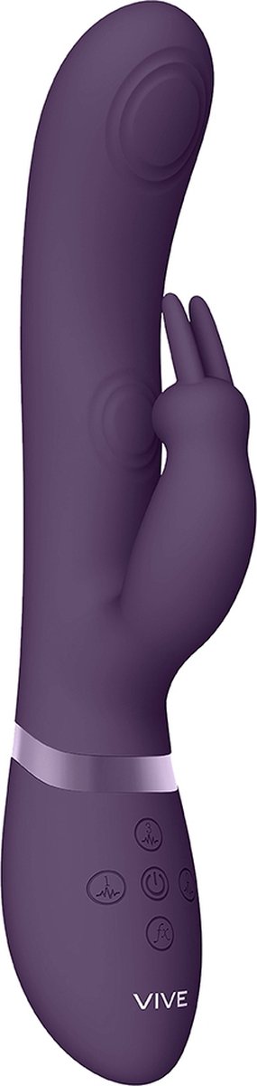 Goedkoopste VIVE by Shots - May - Dual Pulse-Wave Vibrating C-spot G-Spot Rabbit - Purple