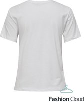 ONLY  Vanessa S/S Reg Top Box Jrs Bright White WIT XL