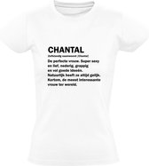 Chantal dames t-shirt | verjaardagskado | jarig | verjaardag kado | Cadeau | Wit