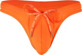 Sukrew Torrent Zwemstring Tangerine Oranje - Maat XL - Heren Zwembroek - Zwemstring voor Mannen