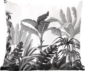 Sierkussens - Kussentjes Woonkamer - 40x40 cm - Jungle - Bladeren - Planten
