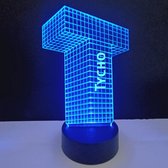 3D LED Lamp - Letter Met Naam - Tycho