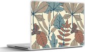 Laptop sticker - 13.3 inch - Herfst - Patronen - Bladeren - 31x22,5cm - Laptopstickers - Laptop skin - Cover