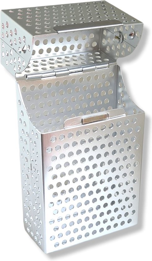 Boîte à cigarettes de Luxe en métal perforé - Design porte-cigarette -  Boîte à... | bol.com