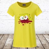 T-shirt meisjes spongey -James & Nicholson-98/104-t-shirts meisjes