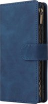 Bookcase Geschikt voor Samsung Galaxy A72 - Blauw- Portemonnee hoesje