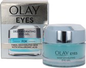 Olay Eyes Intens Hydraterende Oogcontourgel - Voor Vermoeide en Droge Huid - Hyaluronzuur - 15ml
