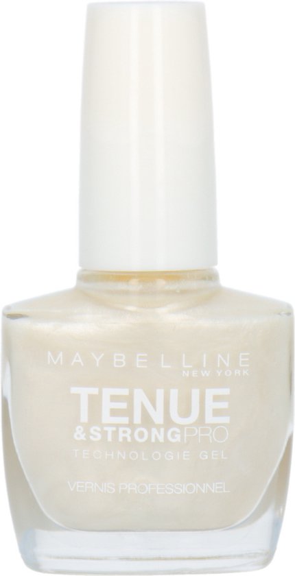 Maybelline Tenue & Strong Pro Nagellak - 77 Pearly White | bol | Nagellacke