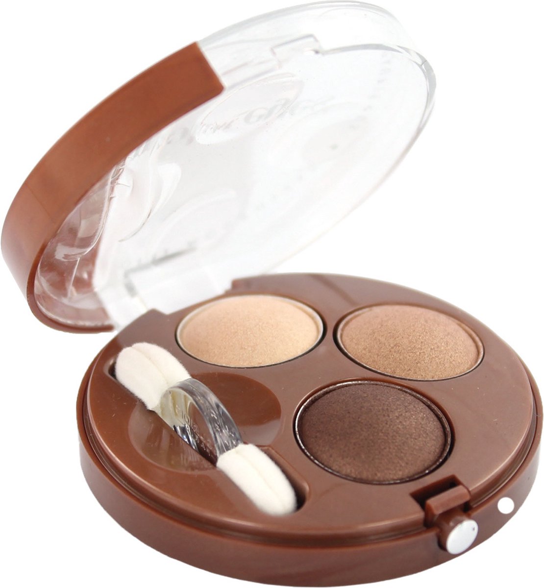 Palette De Fards à Paupières BIGUINE MAKEUP Trio 8212 Brun Ambré - 4,5g, Made In France - Neuf