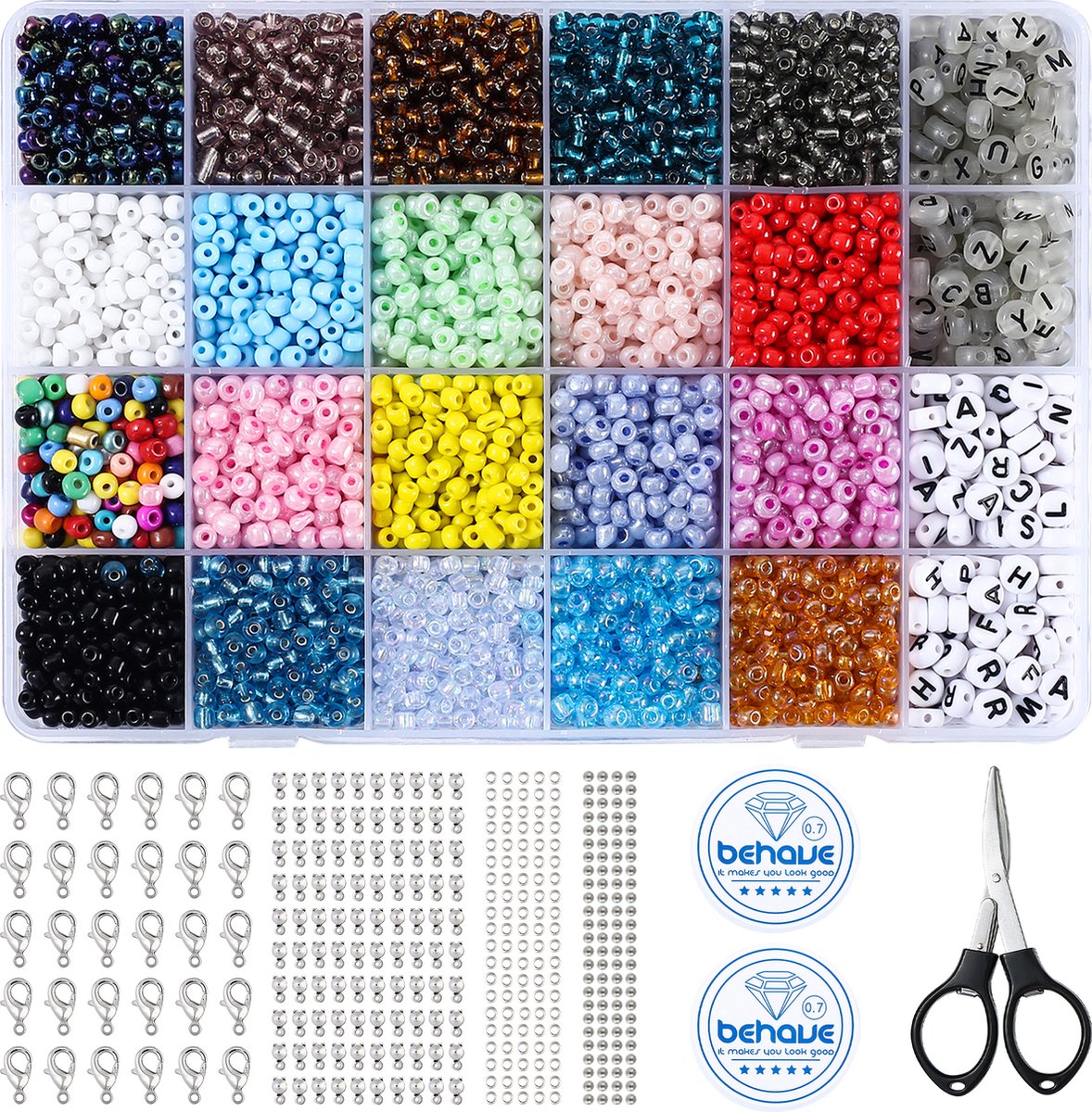 6000 perles d'argile polymère pour accessoires de bijouterie DIY