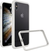 Apple iPhone XS Hoesje - Rhinoshield - CrashGuard NX Serie - Hard Kunststof Bumper - Wit - Hoesje Geschikt Voor Apple iPhone XS
