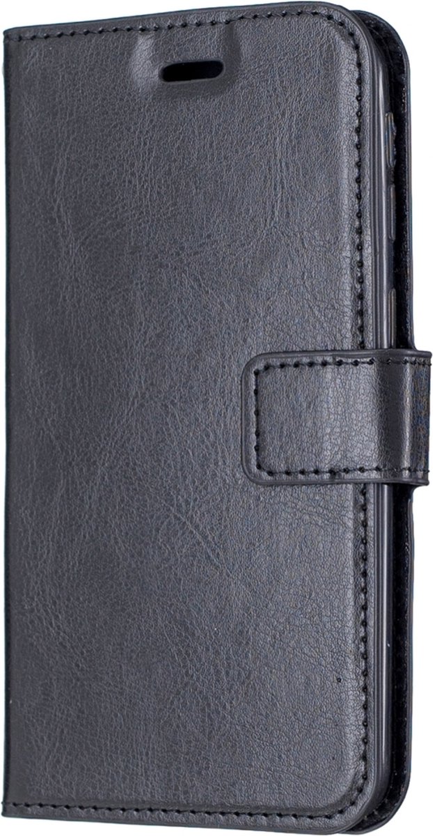Mobigear Telefoonhoesje geschikt voor Samsung Galaxy A20e Hoesje | Mobigear Business Bookcase Portemonnee | Pasjeshouder voor 3 Pasjes | Telefoonhoesje voor Pinpas / OV Kaart / Rijbewijs - Zwart