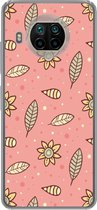 Telefoonhoesje Geschikt voor Xiaomi Mi 10T Lite 5G hoesje - Patronen - Bloemen - Bladeren - Girl - Kids - Kinderen - Siliconen Telefoonhoesje