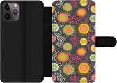 Bookcase Geschikt voor iPhone 11 Pro Max telefoonhoesje - Meisje - Hartjes - Liefde - Patronen - Girl - Roze - Kinderen - Kind - Met vakjes - Wallet case met magneetsluiting