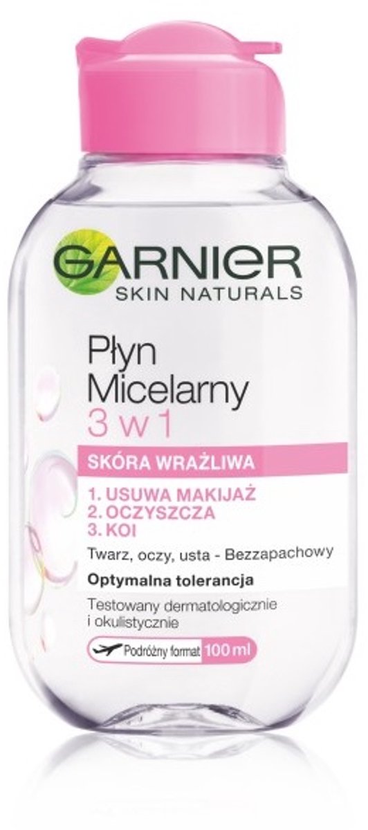 GARNIER Skin Naturals płyn micelarny 3w1 skóra wrażliwa 100ml