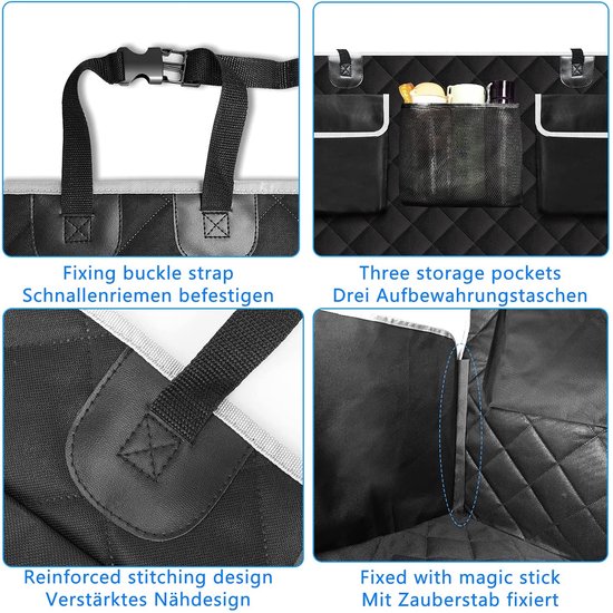 Hondendeken Auto Beschermdeken Kofferbak voor VW TIGUAN TOURAN,auto waterdicht en krasbestendig honden Cargo Liner voor honden stoelhoes voor huisdier