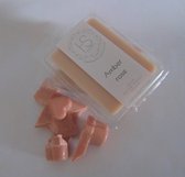 Waxmelt Amber Rose - Wax Melt - Waxmelt - Wax Melts - Waxmelts - Geurkaars - Rose Amber - Sandalwood - Soja Wax