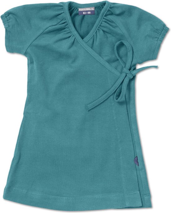 Silky Label jurkje maroc blue - korte mouw - maat 98/104 - blauw