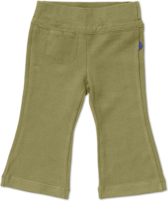 Pantalon Silky Label vert pesto - jambe large - taille 50/56 - vert