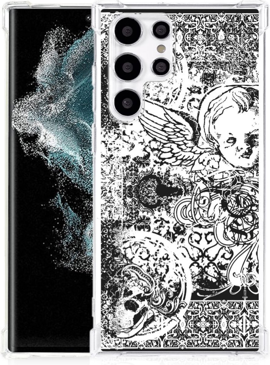 Extreme Case Samsung Galaxy S22 Ultra Skulls Angel