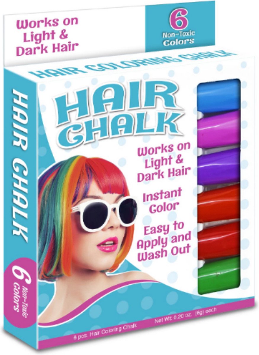 The Pencil Grip - Hair Coloring Krijt - 6 kleuren - TPG-682