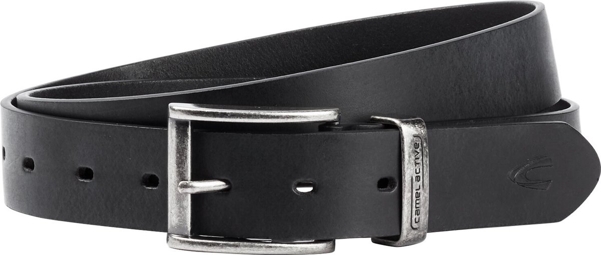 camel active Riem van hoge kwaliteit leer - Maat menswear-M - Zwart