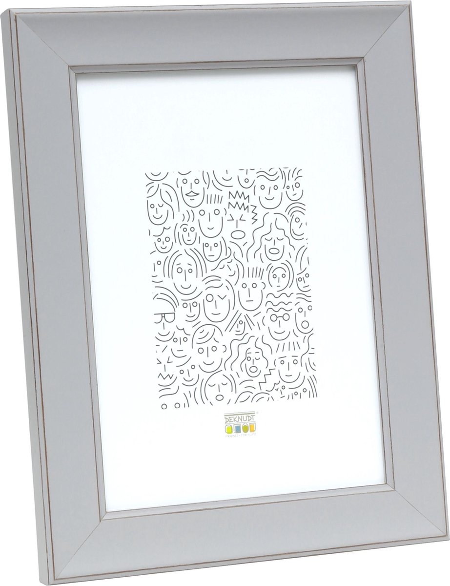 Deknudt Frames fotolijst S45YF9 - trendy lichtgrijs - foto 24x30 cm