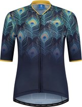 Rogelli Animal Fietsshirt - Korte Mouwen - Dames - Blauw, Geel - Maat L