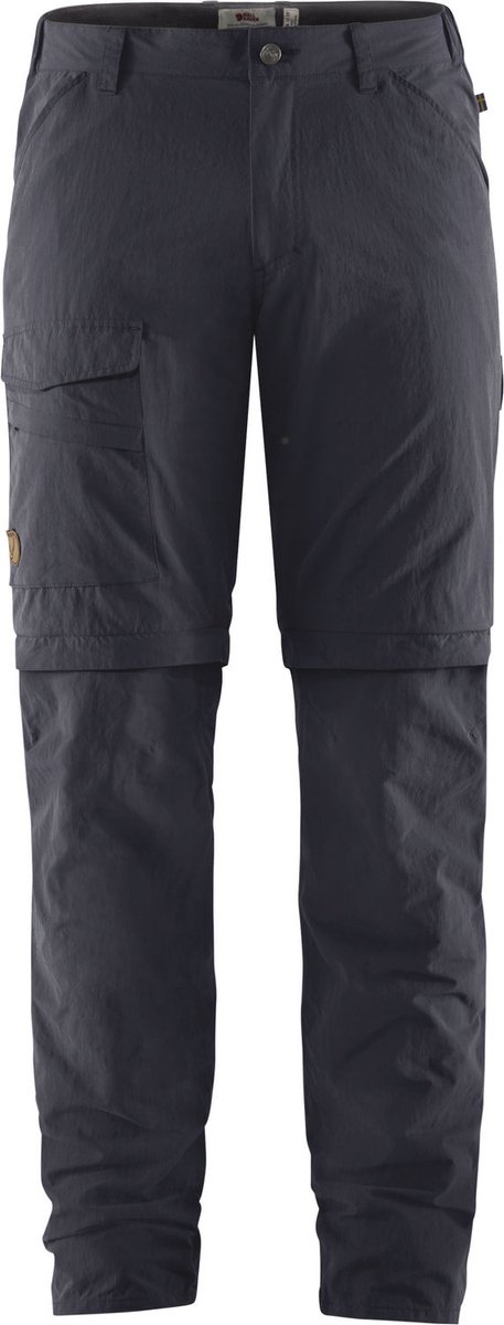 Fjällräven Travellers MT Zip-Off Trousers M Dark Outdoor Kleding Broeken Afrits broeken Blauw