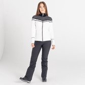 De Dare2B Bejewel gebreide trui - wintersportpully - dames - hele rits - versierd - wit