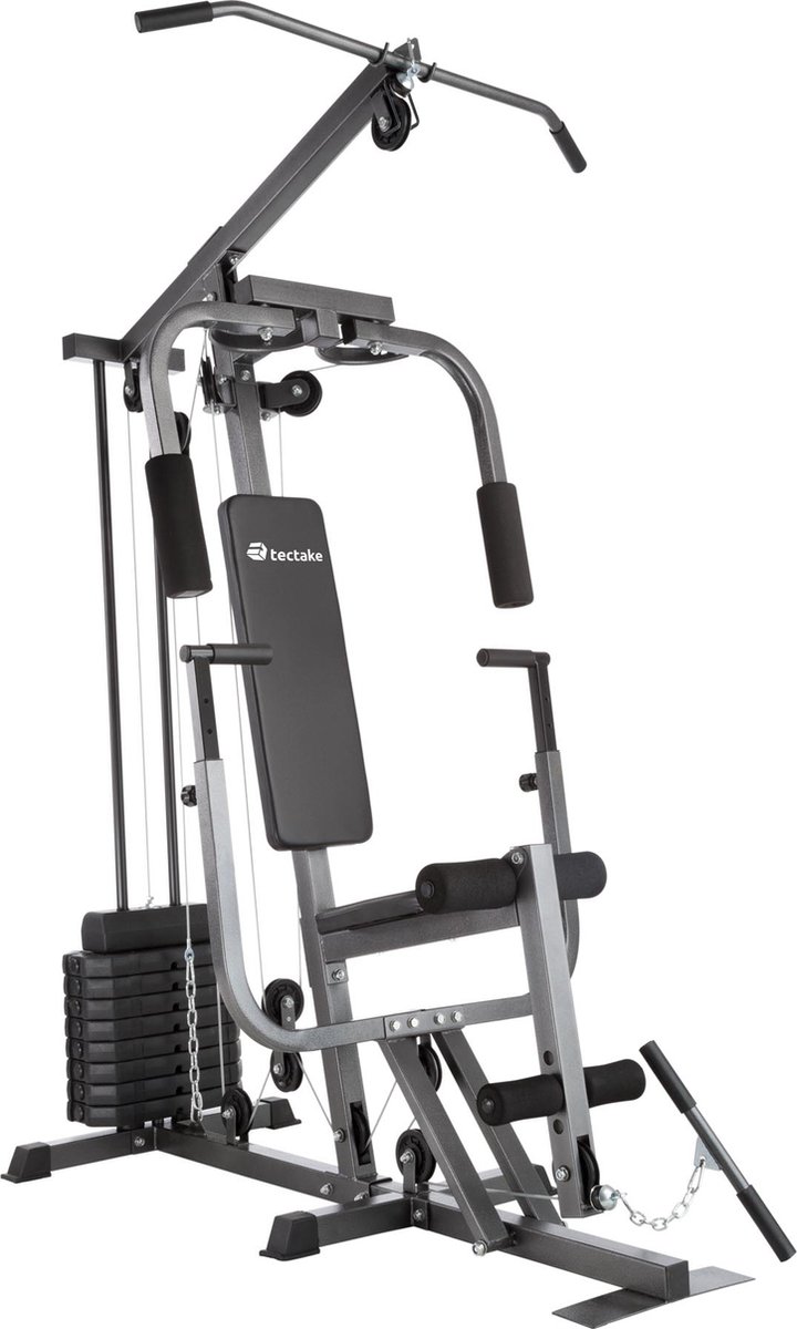 Bol.com tectake® Fitness Krachtstation - Home Gym - Pull up station - Geschikt voor alle niveaus - Voor diverse spiergroepen - K... aanbieding