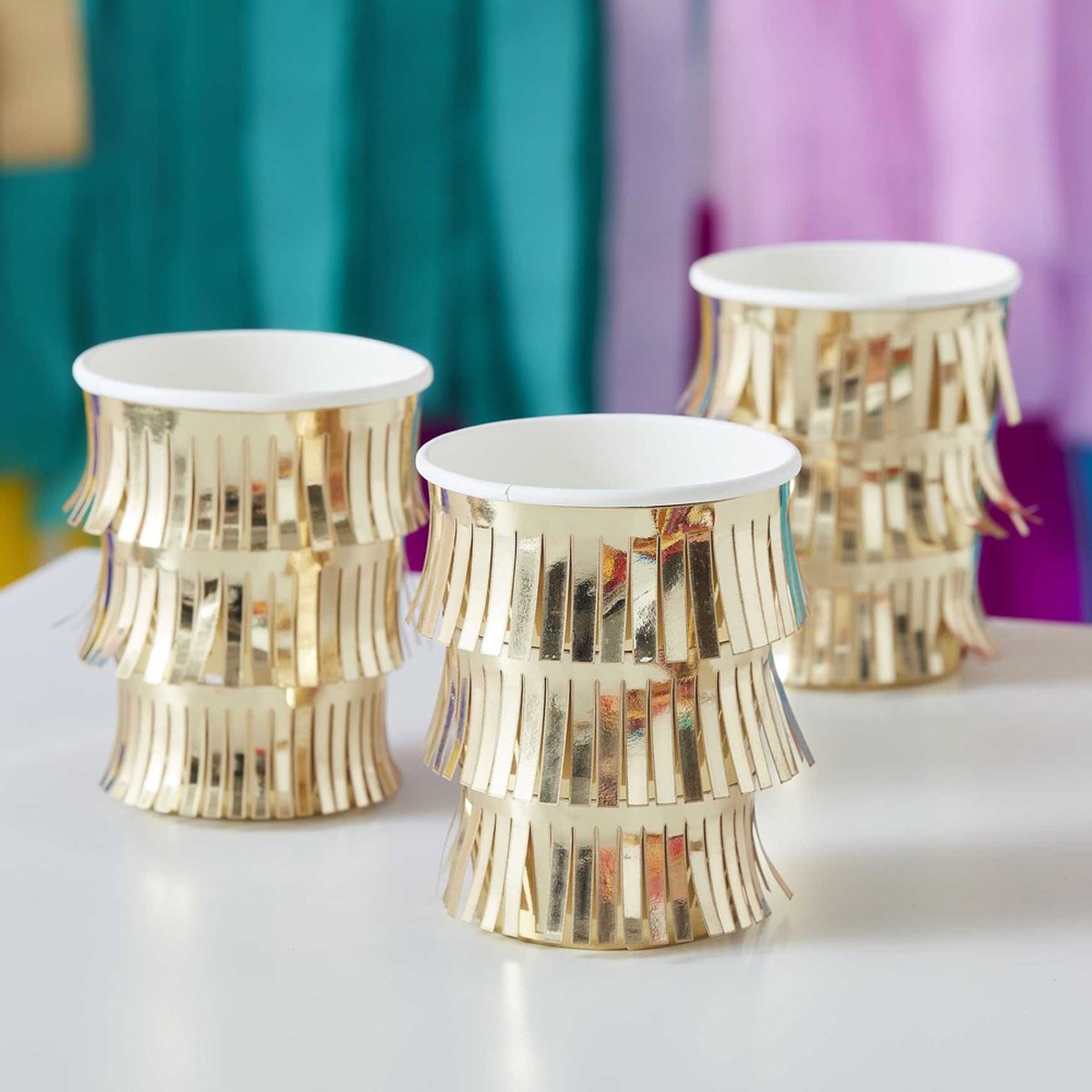 Goud Fringe - 8 stuks