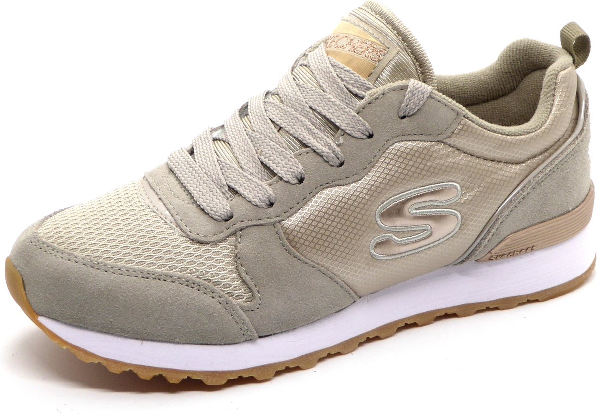Skechers Retros Og 85 Goldn Gurl Dames Sneakers - Taupe - Maat 41 | bol.com