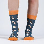 Colorcool Heren Sokken | Mystic Ethnic Patterned Socks | Katoen  | 41-46 | Normale boord - Naadloos - Geen Padding