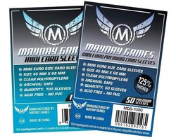Dark Blue Label Premium Mini Euro Card Sleeve 50 Pack 45x68mm (MDG7080)