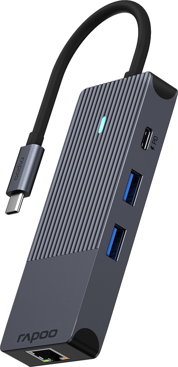 Rapoo USB-C 8-in-1 Multiport Adapter