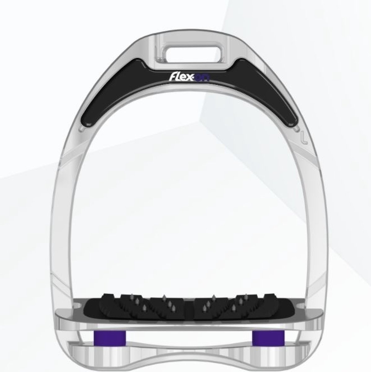 Flex-on Stijgbeugel Aluminum Inclined Ultra Grip - maat One size - silver-purple