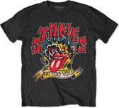 The Rolling Stones - Tattoo You Blue Flames Heren T-shirt - M - Zwart