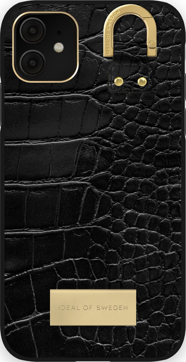 iDeal Of Sweden Fashion Case Atelier iPhone 11/XR Black Croco