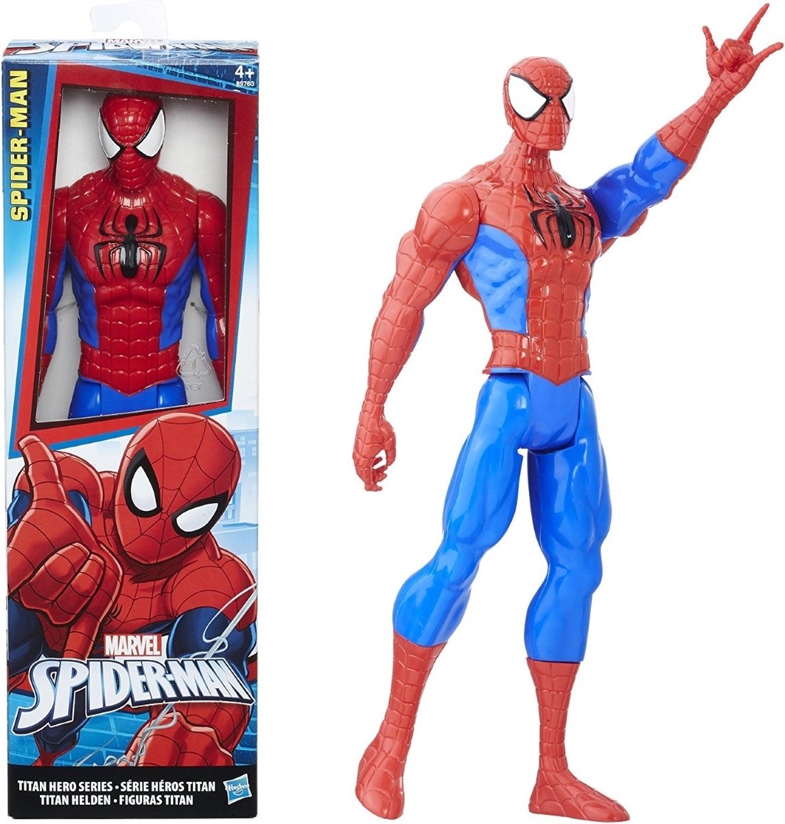 Marvel Avengers Titan Hero - Speelfiguur (30cm) - Spider-Man - Rood — afbeelding 10