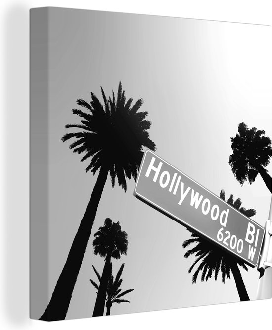 Poster Toile "Once Upon A Time In Hollywood" 50x75 Cm - Décoration Murale Vintage Sans Cadre, Pour Salon/chambre