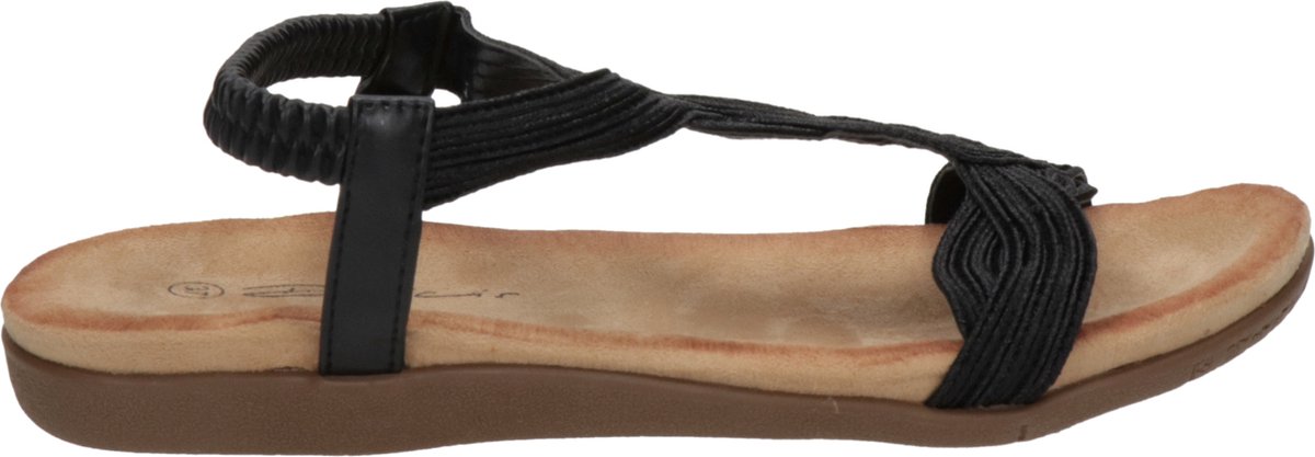 Dolcis dames sandaal - Zwart - Maat 37