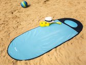 MEGABAJT - Stranddeken Picknickdeken 180x80cm | Buiten deken Waterdicht - Opvouwbaar Draagbaar - Blauw