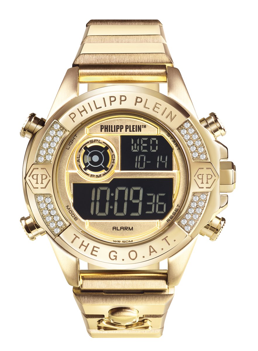 Philipp Plein The G.O.A.T. PWFAA0621 Horloge - Staal - Goudkleurig - Ø 44 mm