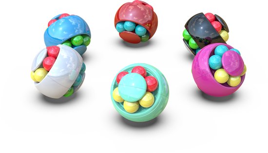 Thumbnail van een extra afbeelding van het spel B8TA - Magic Spin Ball - Puzzle - Speelgoed - Rood