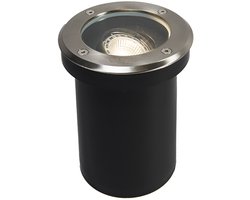 QAZQA Delux Grondspot - 5 stuks - Ø 130 mm - GU10 - IP65 - Staal